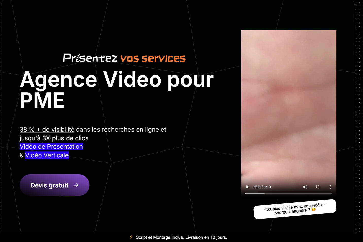 siteMOCHE ugly ads videaste videos courtes